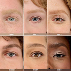 Benefit Precisely My Brow Detailer natural-look swatch reveals believable definition with soft, feathered strokes.