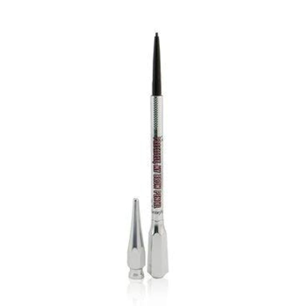 Benefit precisely my brow pencil front view showing sleek packaging and grey shade benefit convenience
