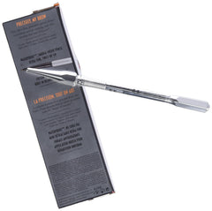 Benefit ultra-fine tip close-up demonstrating hair-like stroke precision