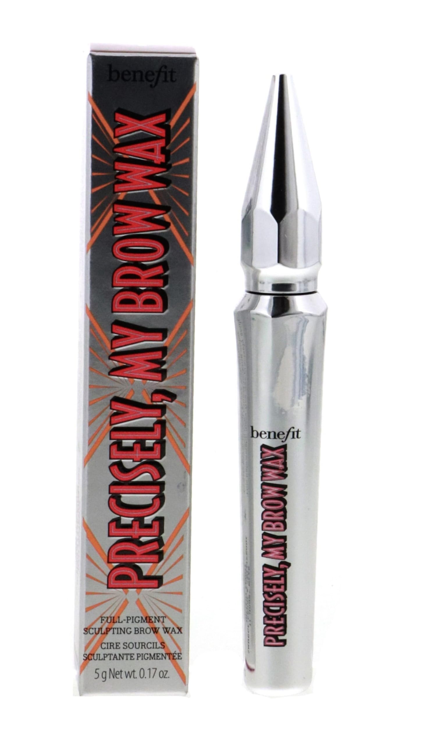 Benefit Precisely My Brow Wax application closeup for bold, natural-looking brows.