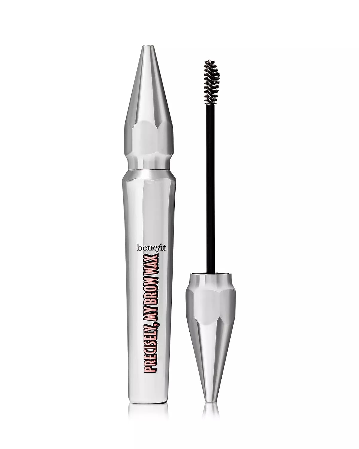Benefit Precisely My Brow Wax packaging close-up shows rich color payoff for sculpted brows.