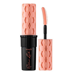 Benefit Roller Lash mini front packaging shows compact tube and brush for lifted lashes