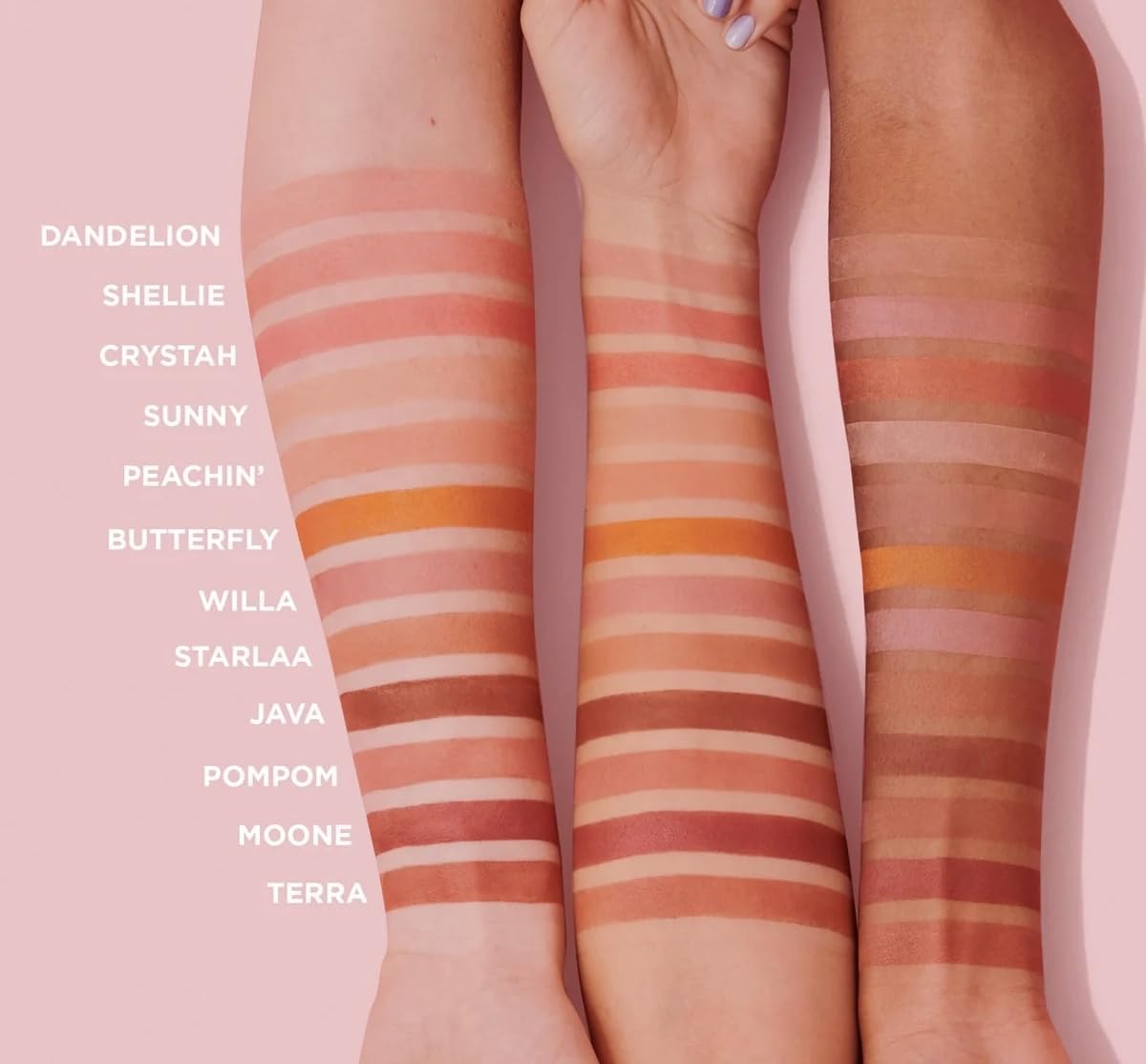 Benefit Rosy Mocha label close-up highlighting product name and ingredient clarity benefit