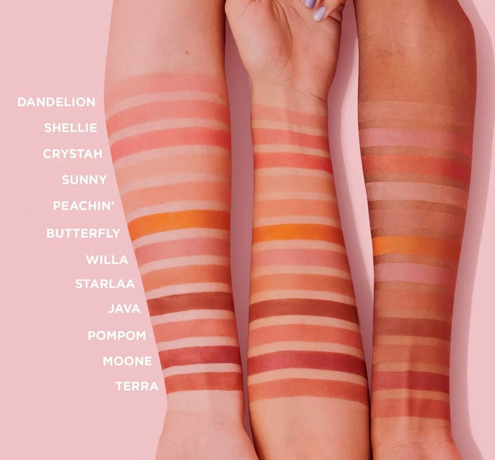 Benefit Rosy Mocha label close-up highlighting product name and ingredient clarity benefit