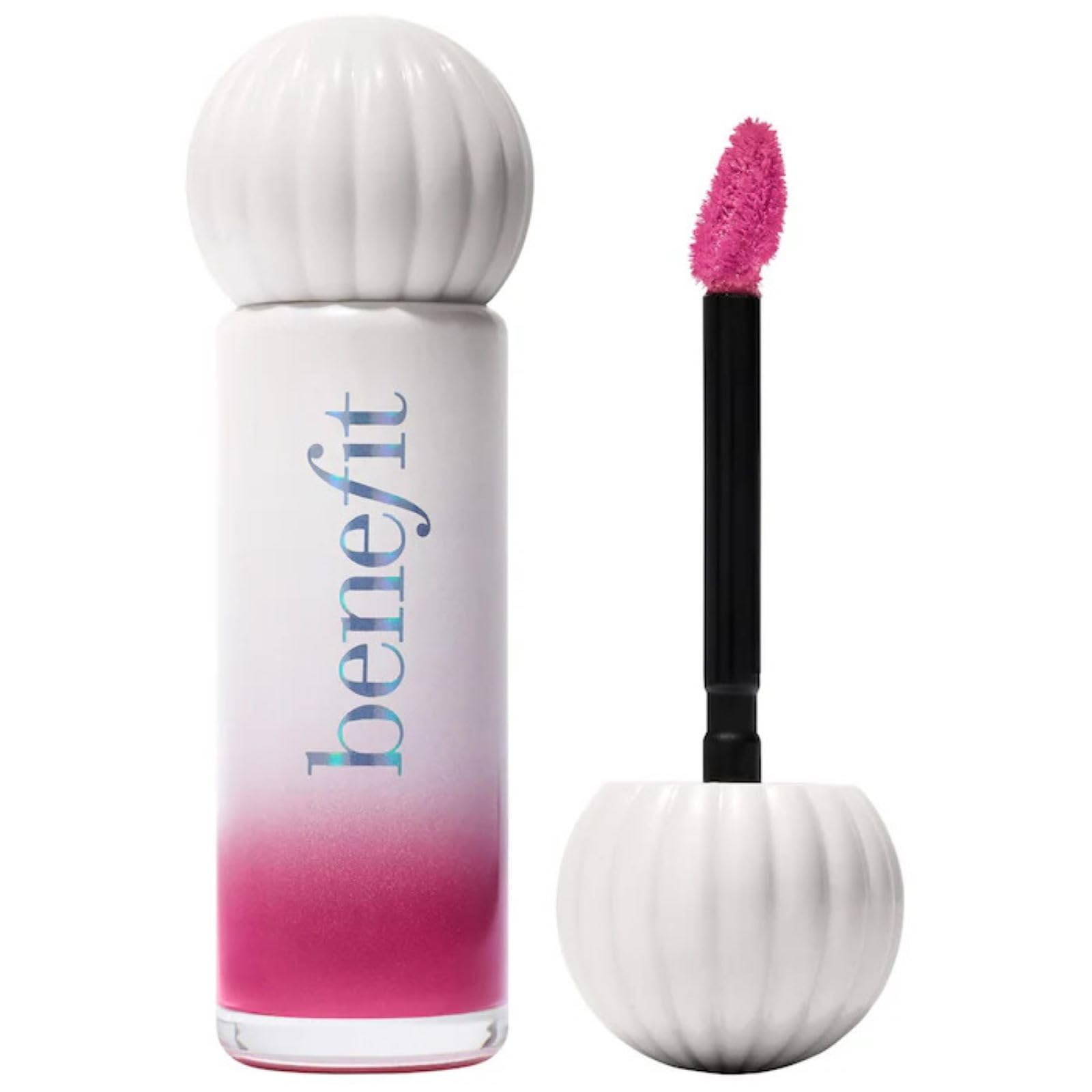 Benefit Splashtint front packaging showing fuchsia shade and tube benefits