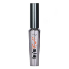 Benefit theyre real tube beside ruler size comparison for 0.3 oz portability