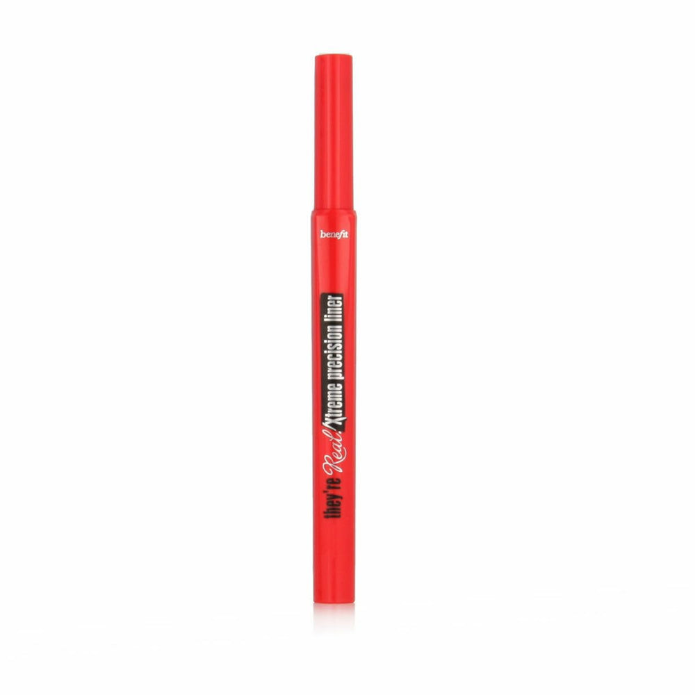 Benefit They're Real waterproof liquid eyeliner in black, ideal for precise winged looks and bold frames.