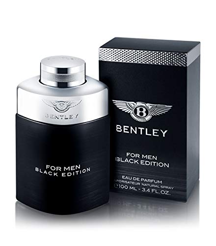 Bentley Black Edition EDP spray action, long-lasting fragrance throughout the day.