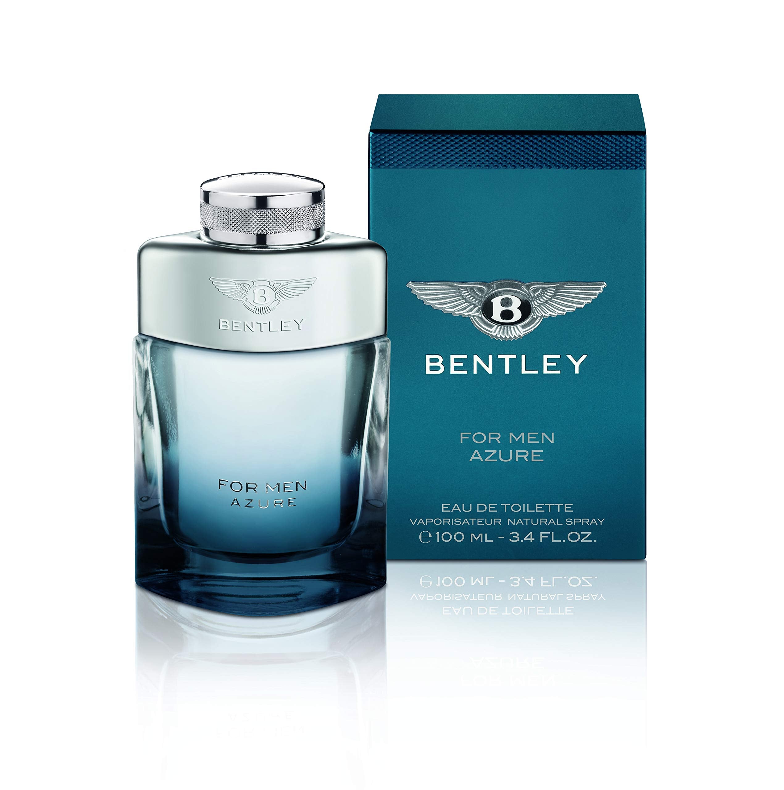Bentley for Men Azure packaging box presentation for gift-ready appeal