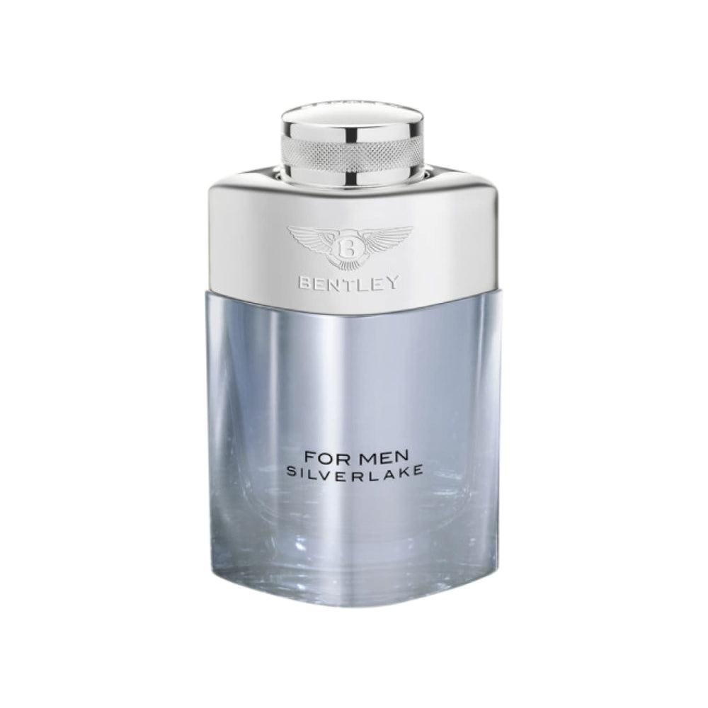 Bentley Silverlake bottle front view conveying everyday confidence and subtle aroma.