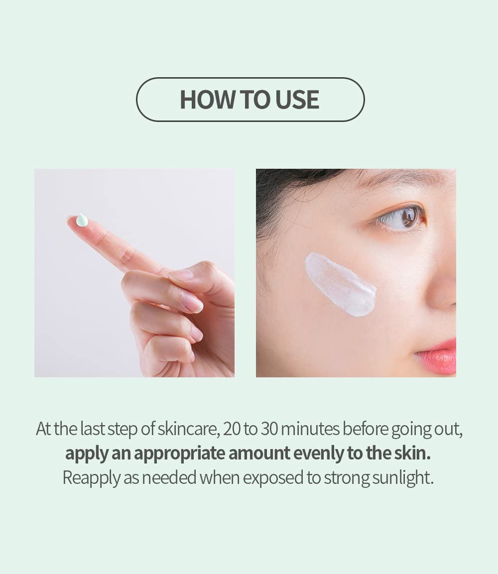 Benton Air Fit UV Defense Sun Cream absorbed quickly for a dewy look.