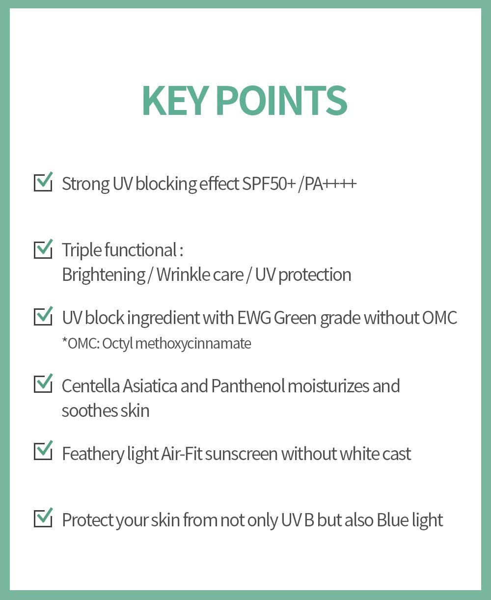 Benton Air Fit UV Defense Sun Cream smooth application on skin with cooling sensation.