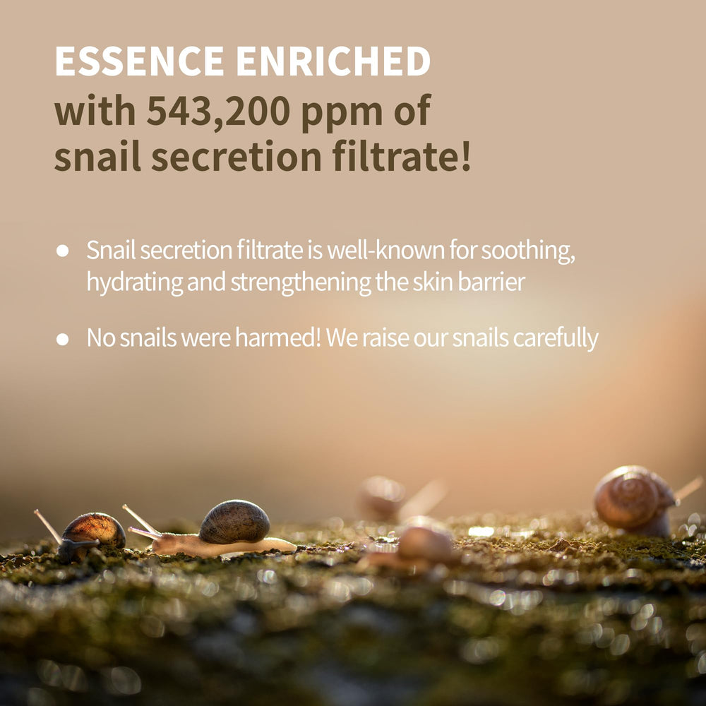 BENTON snail mucin texture swirl highlighting silky hydration