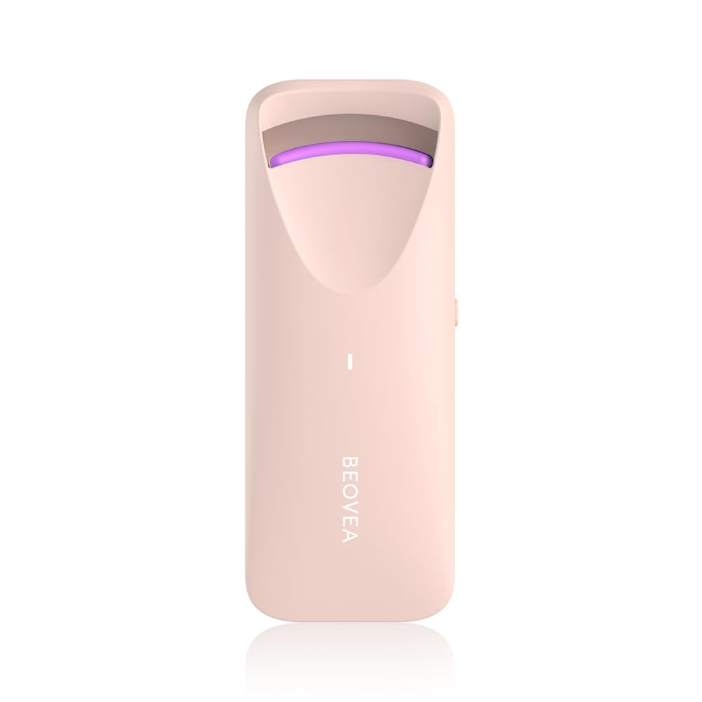 BEOVEA heated eyelash curler heat pad enables safe, gentle curling for daily use.