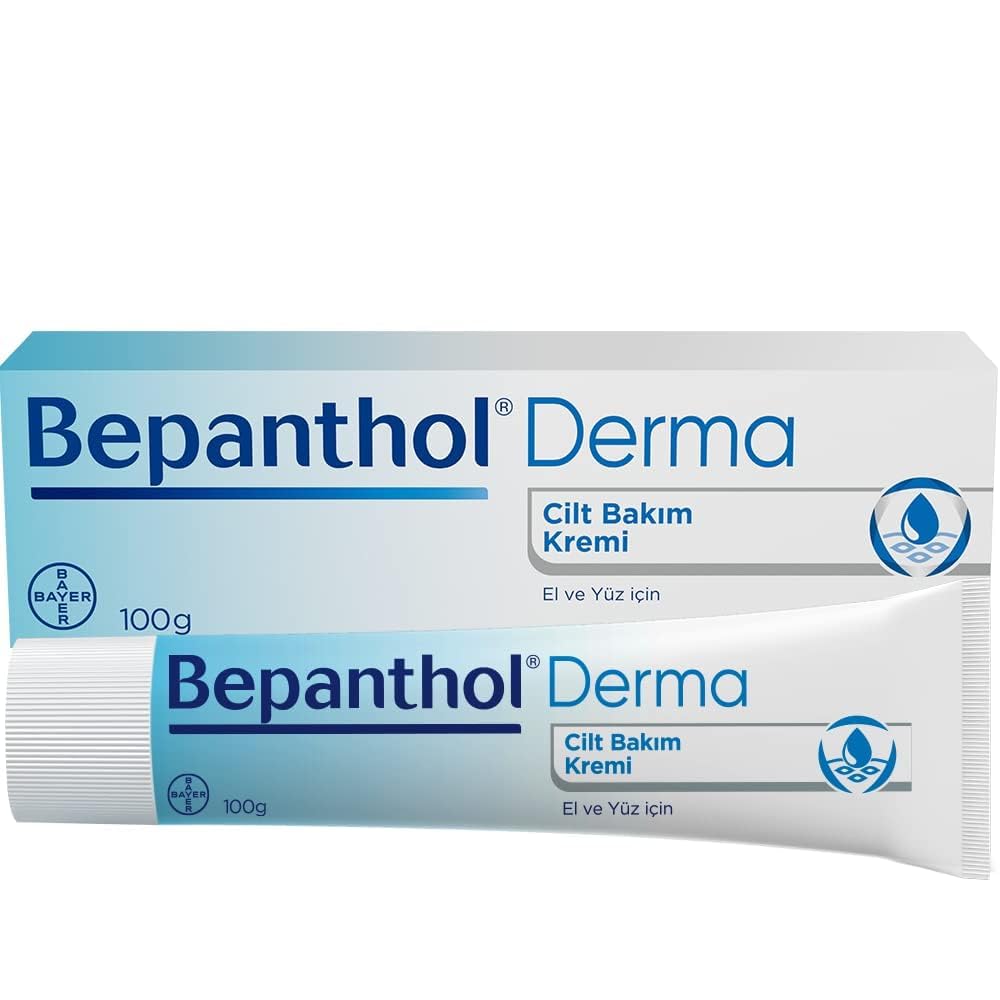 Bepanthol 100g skin care cream tube packaging for easy dosing and mess-free application
