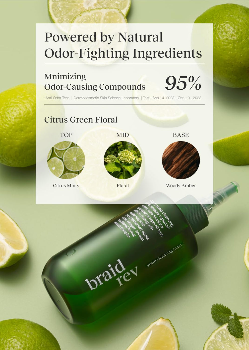 Bephor Scalp Toner no-rinse formula on splash-free application.