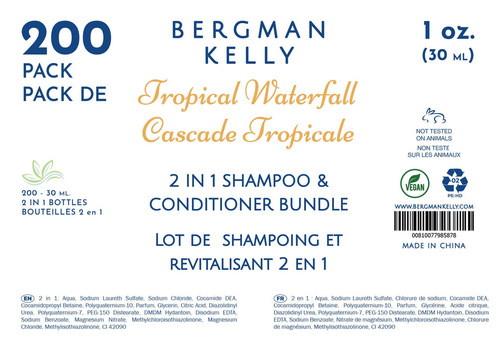 BERGMAN KELLY 200-pack bulk supply supports consistent guest experiences