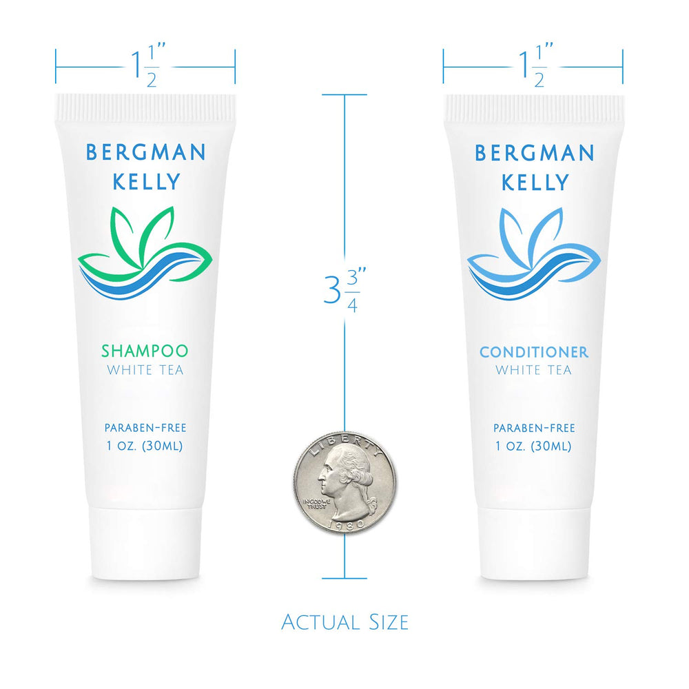 Bergman Kelly hospitality toiletries bulk pack organized for guest amenities.