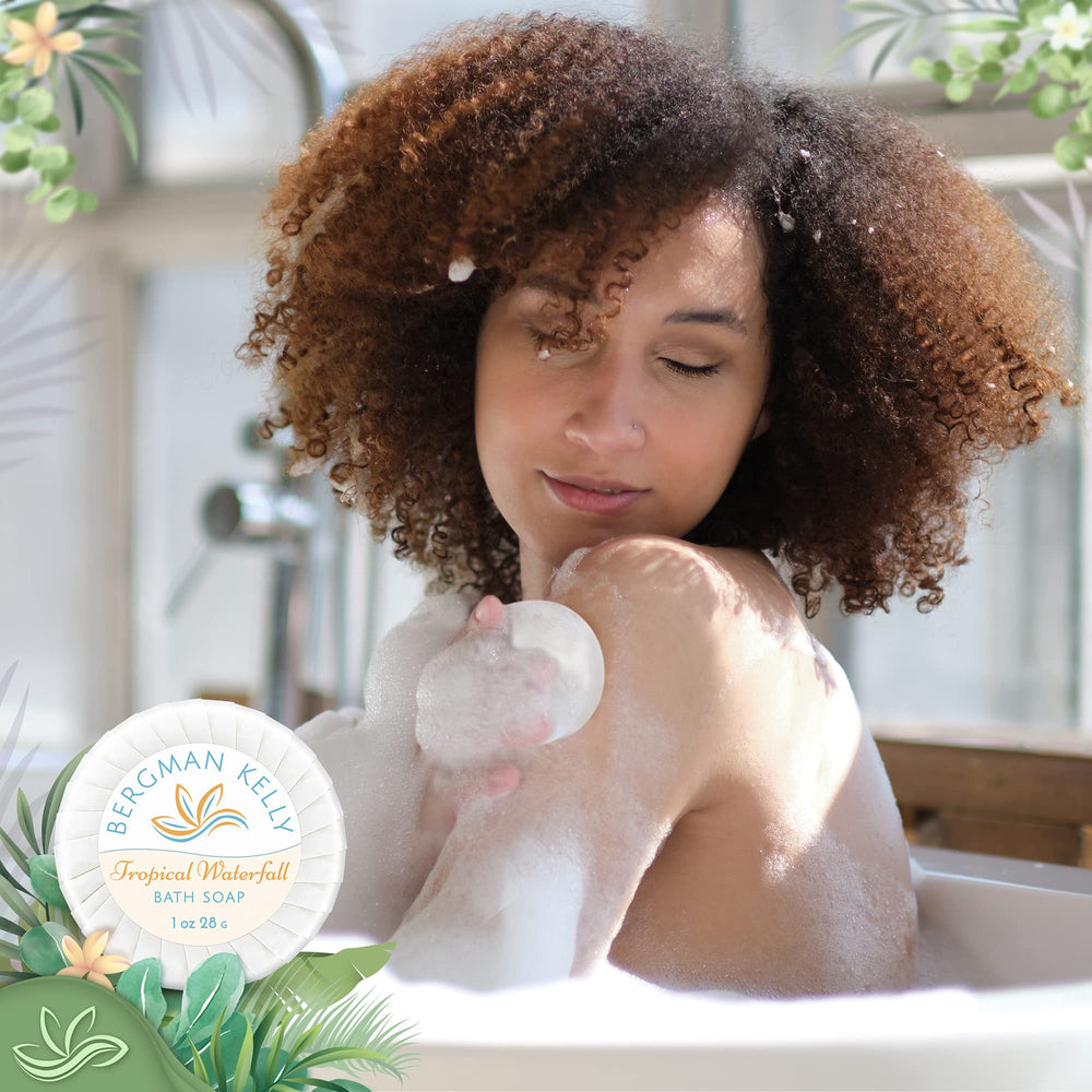 BERGMAN KELLY hotel amenities bulk pack ideal for inns and vacation rentals.