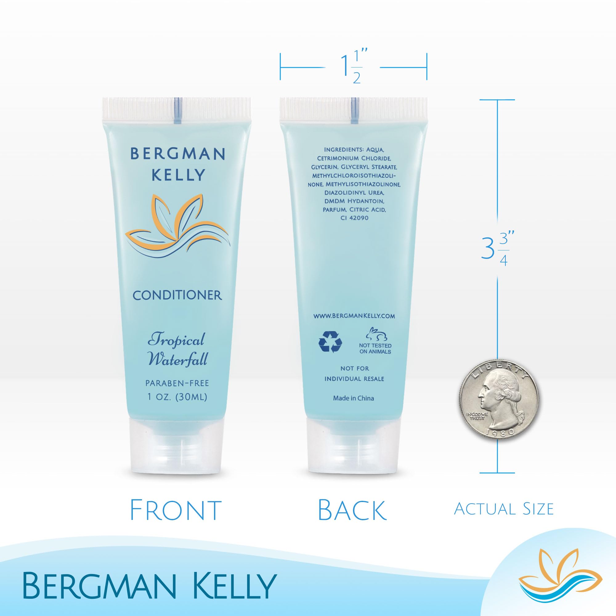 BERGMAN KELLY 1 oz soap bar demonstrates compact guest-friendly hygiene.