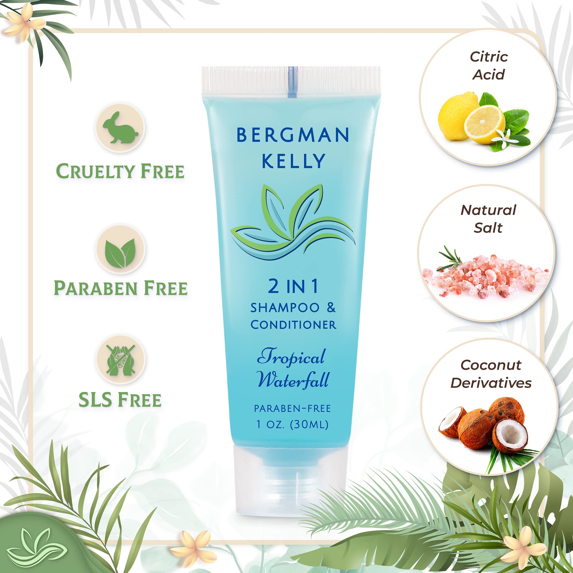 BERGMAN KELLY Tropical Waterfall scent evokes spa-like refreshment.
