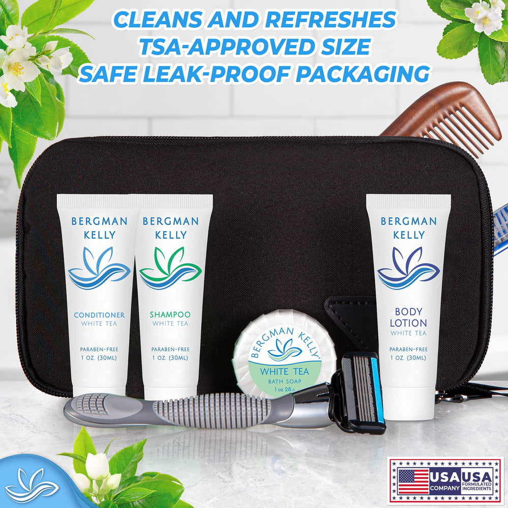 BERGMAN KELLY white tea scent lotion offers a refreshing guest experience.