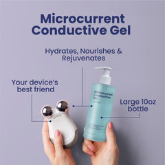 Berkland Auralux Hydrating Gel before-use prep for comfortable microcurrent sessions.