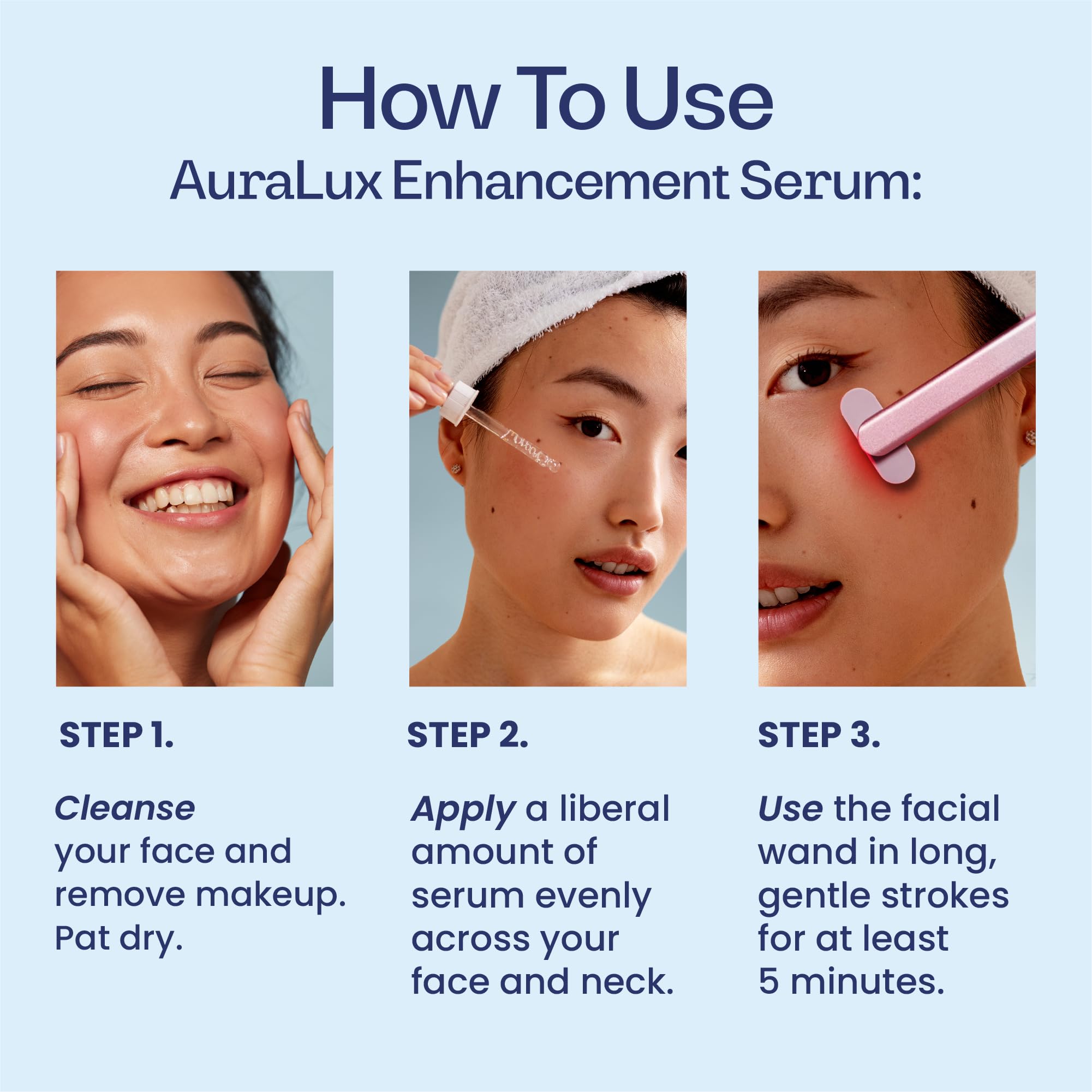 Berkland microcurrent device compatibility use with skincare routine.