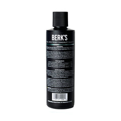 Berk's full spectrum dandruff shampoo foam demonstrates rich cleansing and scalp refreshment.