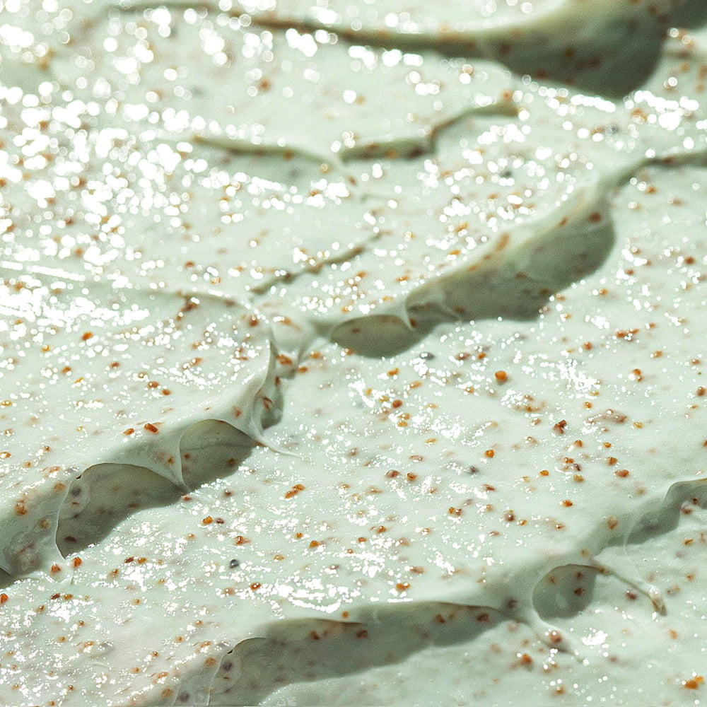 Berlaney armpit detox scrub coconut and shea butter swirl highlighting moisture