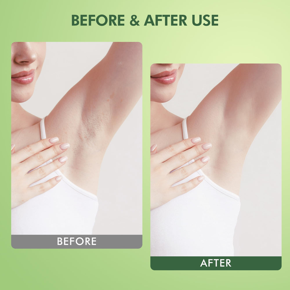Berlaney armpit detox scrub foamy lather on skin for cleansing