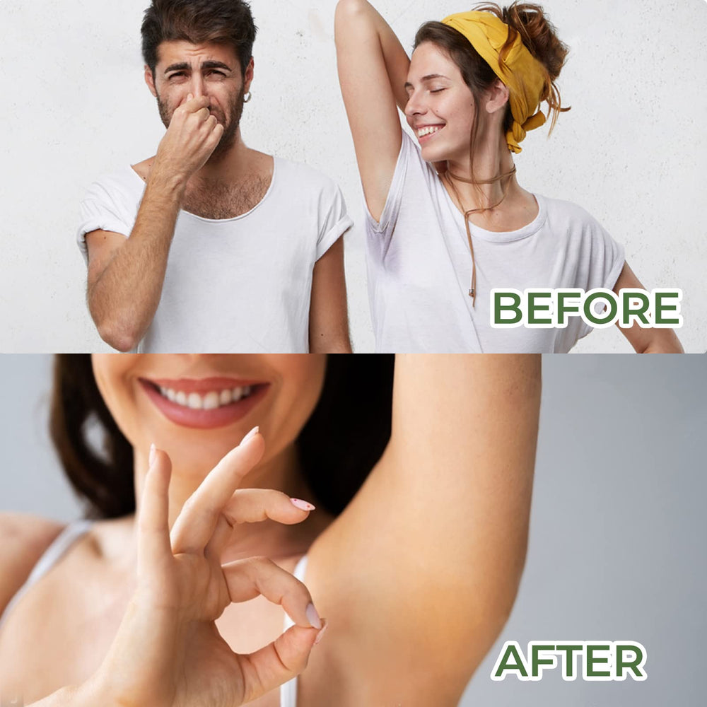 Berlaney Armpit Detox Scrub beside fresh mint leaves evokes refreshing routine