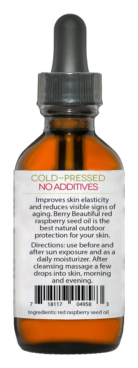 Berry Beautiful Raspberry Seed Oil farm-sourcing image signaling sustainable Washington-grown practices