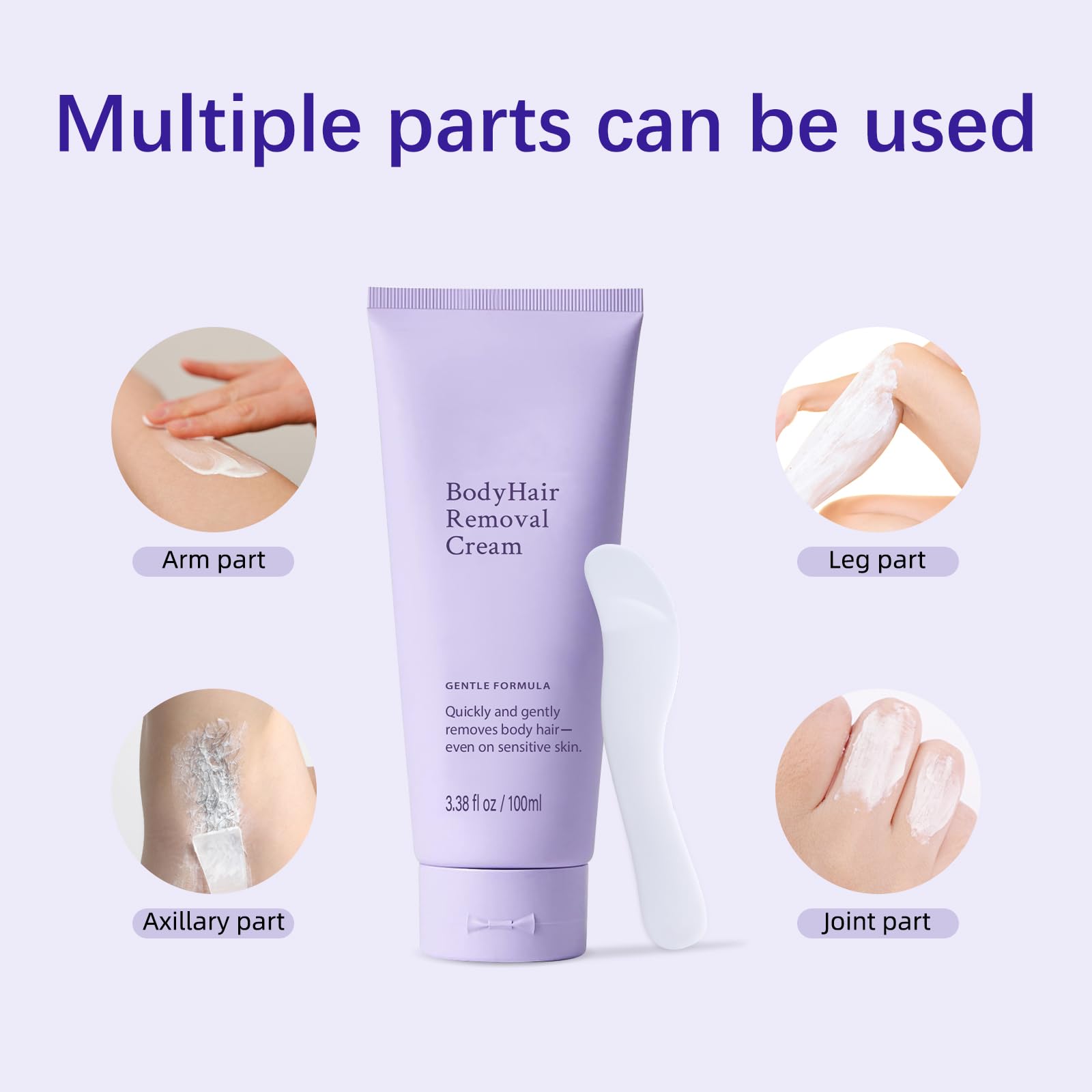 Bership 2pcs Hair Removal Cream rich texture closeup signals daily-use convenience.