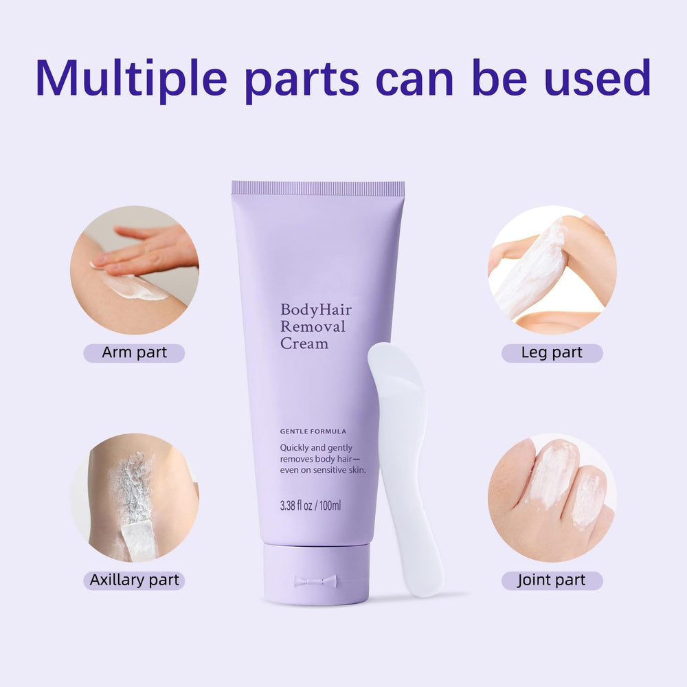 Bership 2pcs Hair Removal Cream rich texture closeup signals daily-use convenience.