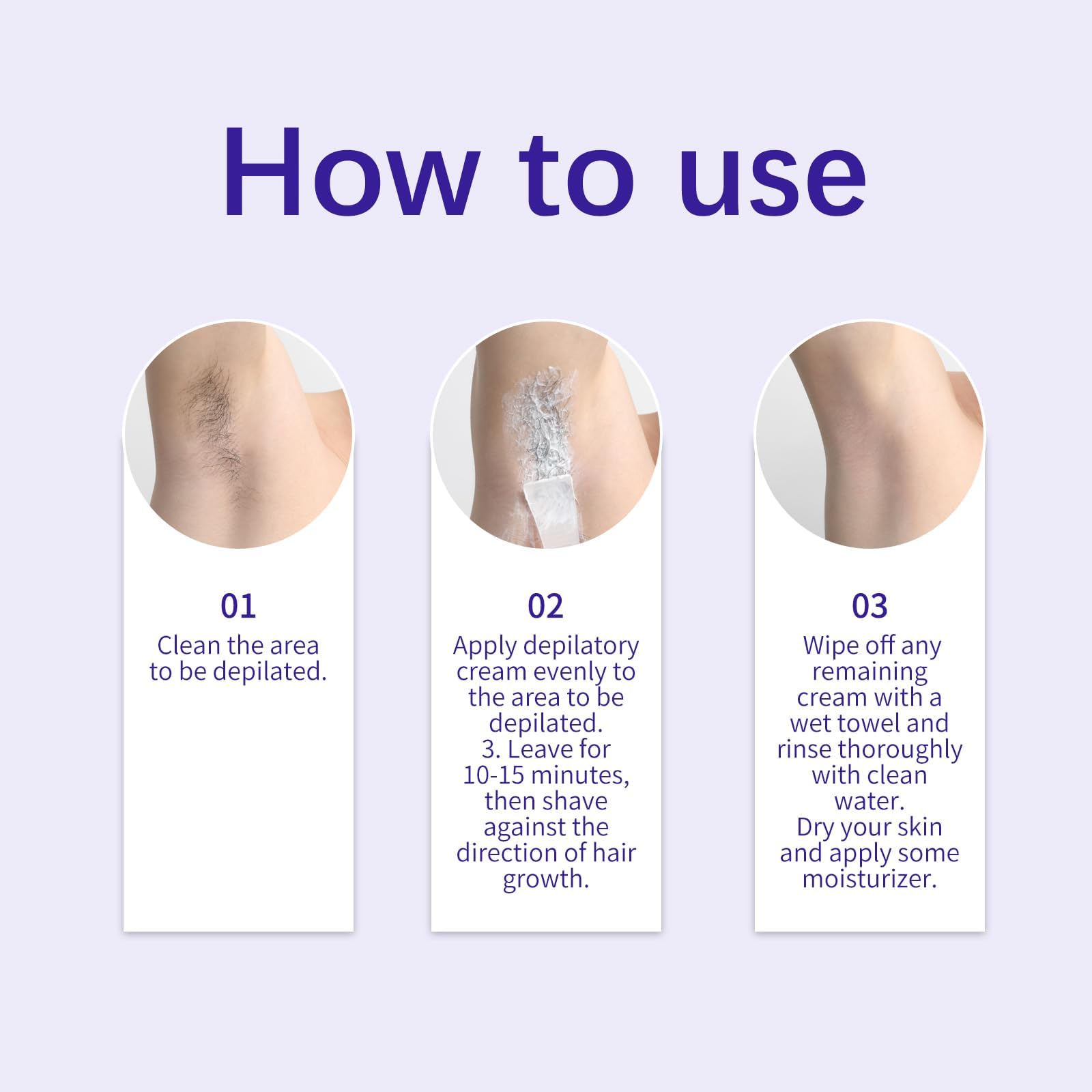 Bership Hair Removal Cream application on bikini area highlights precision and comfort.