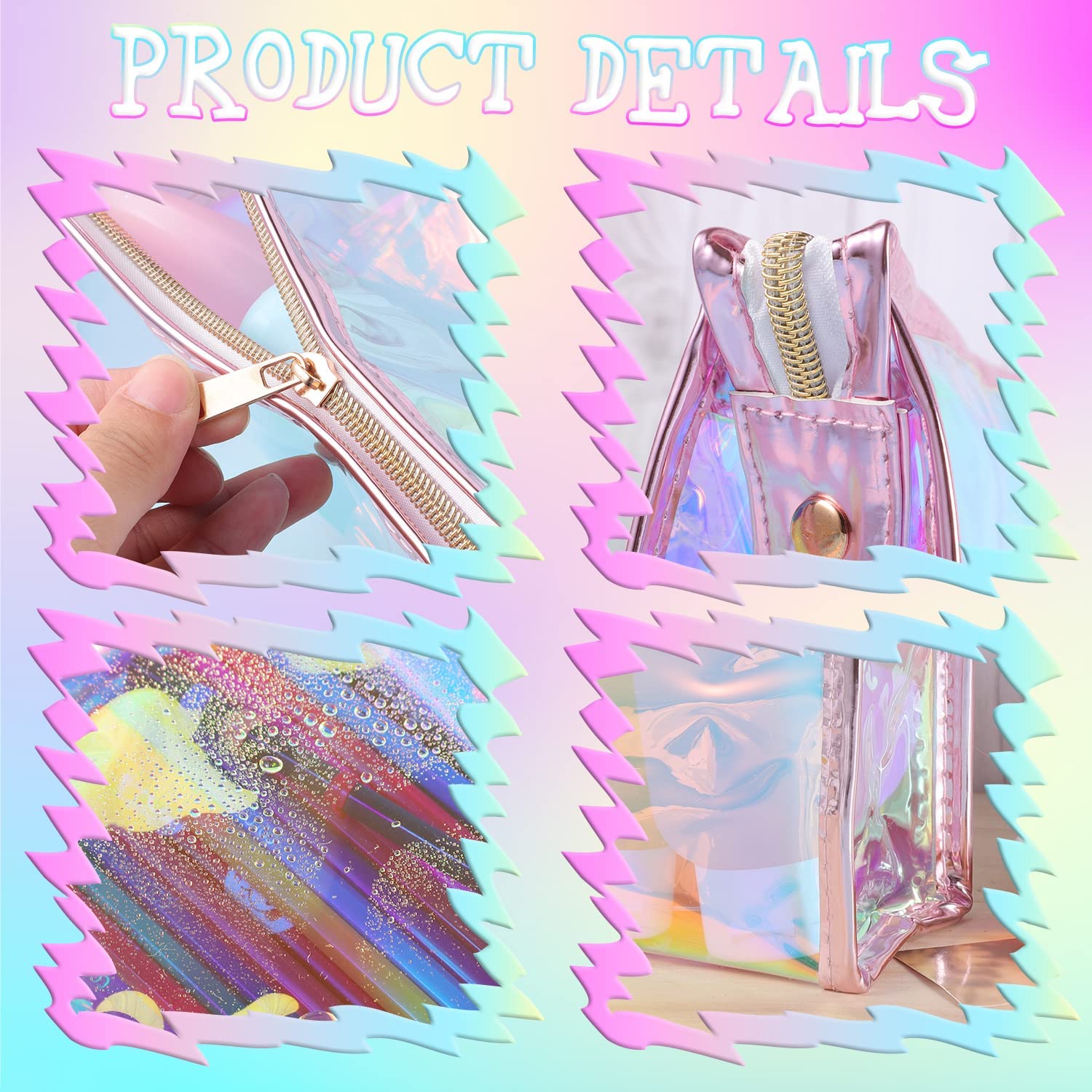 BESARME transparent travel bag inside-view helps quick item location during trips