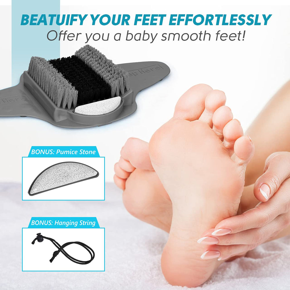 Beskar full foot-care kit sits neatly in a compact bathroom setup.