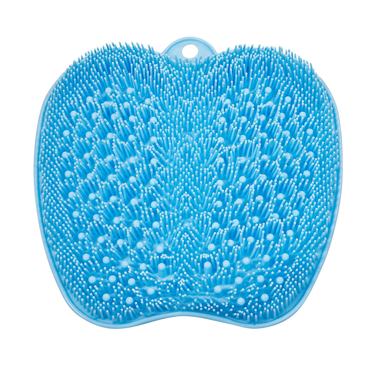 BESKAR Foot Scrubber Mat in shower shows deep-cleaning bristles for refreshed feet.