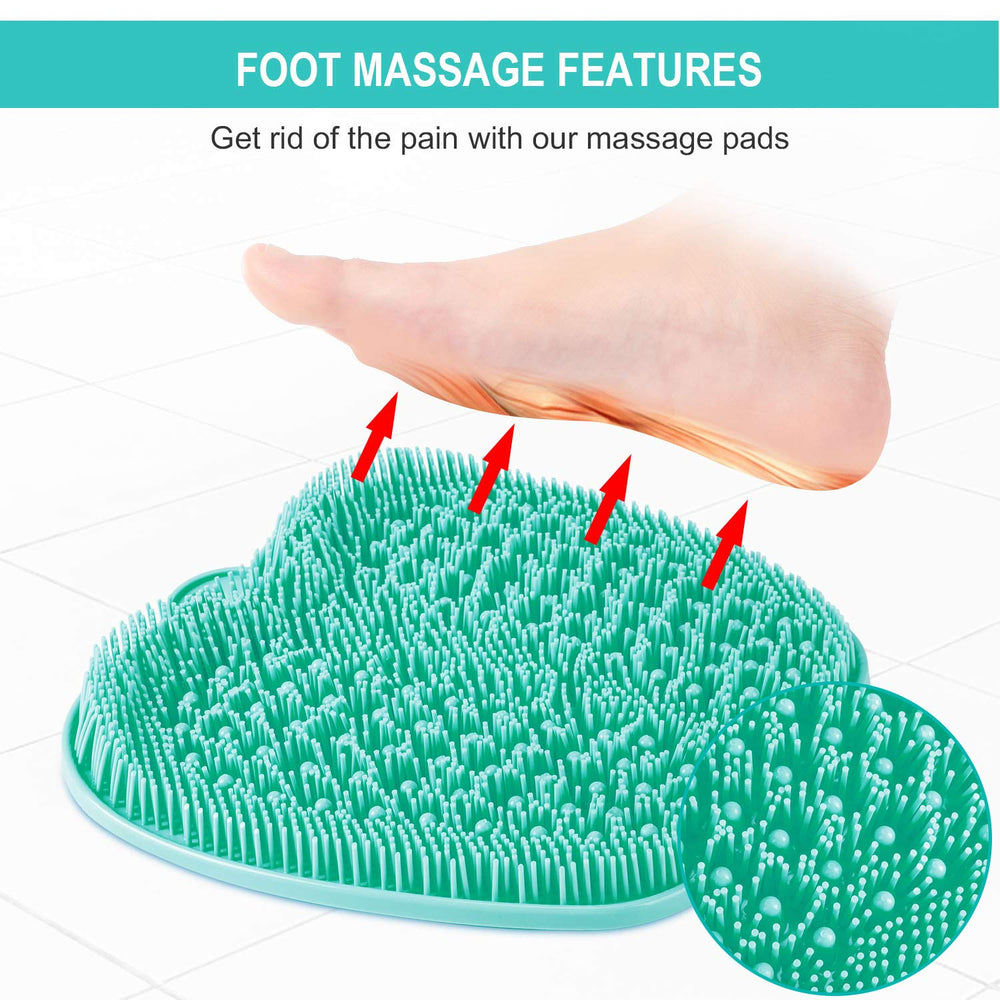 BESKAR XL surface shown cleaning dirt and dead skin from the soles.