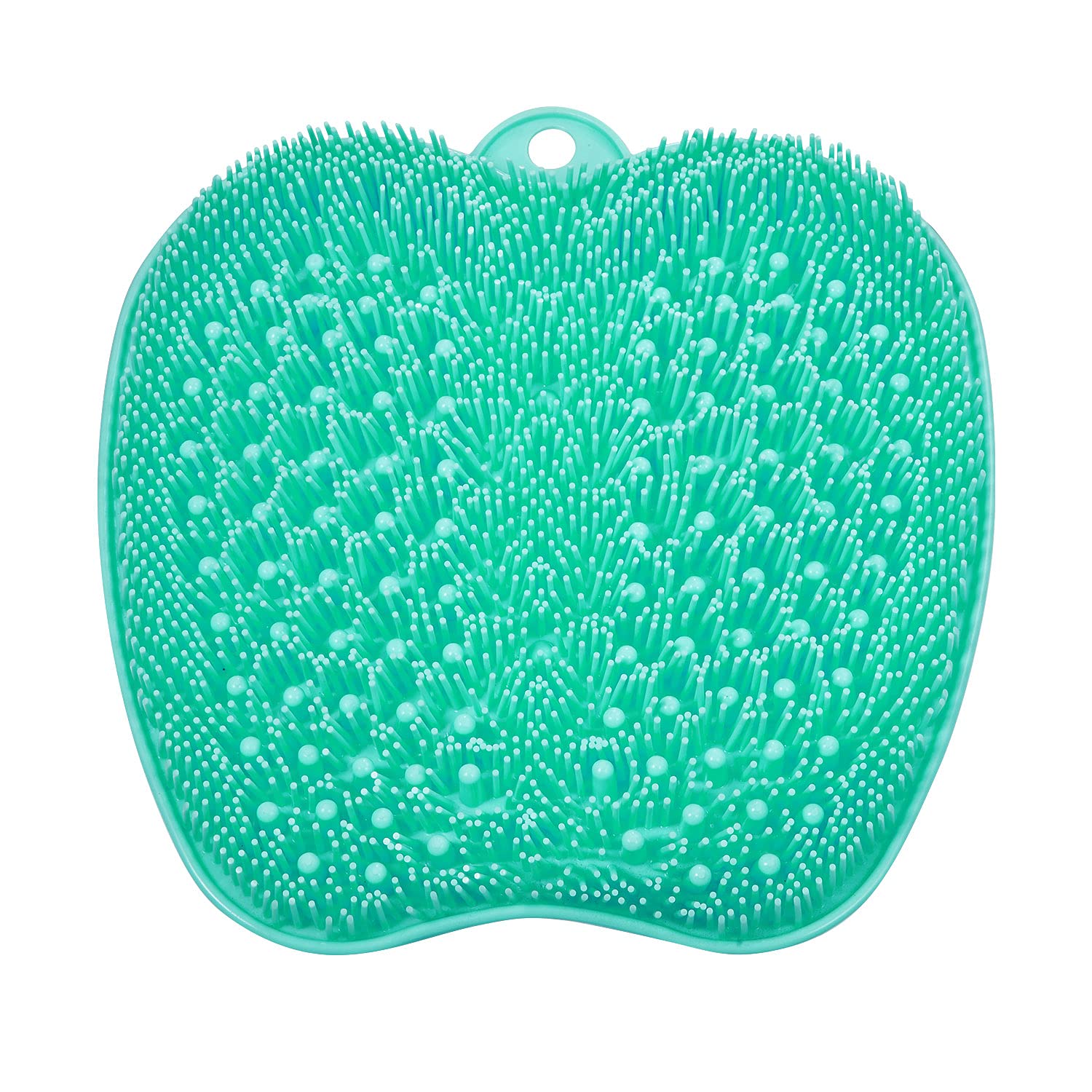 BESKAR XL foot-scrubber mat close-up of bristles for deep exfoliation in the shower.