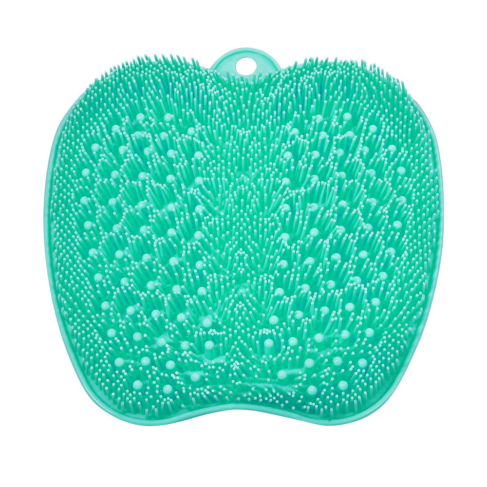 BESKAR XL foot-scrubber mat close-up of bristles for deep exfoliation in the shower.