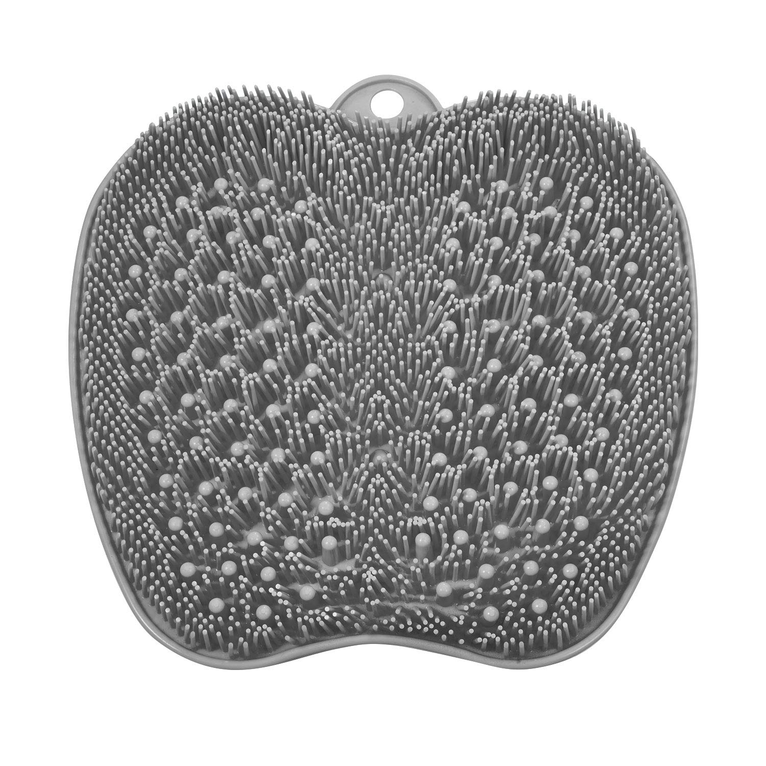 BESKAR XL Foot Scrubber Mat in shower top view offers deep foot cleaning and massage.