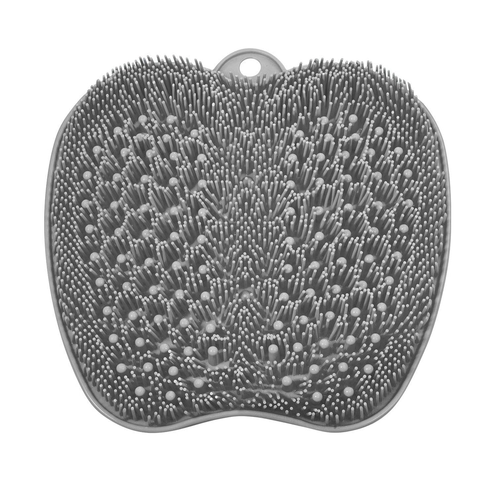 BESKAR XL Foot Scrubber Mat in shower top view offers deep foot cleaning and massage.