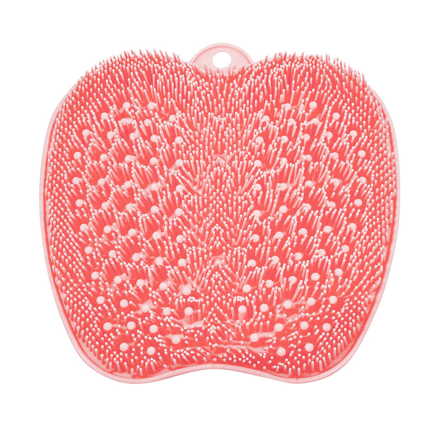 BESKAR XL Foot Scrubber Mat in shower for thorough foot cleansing