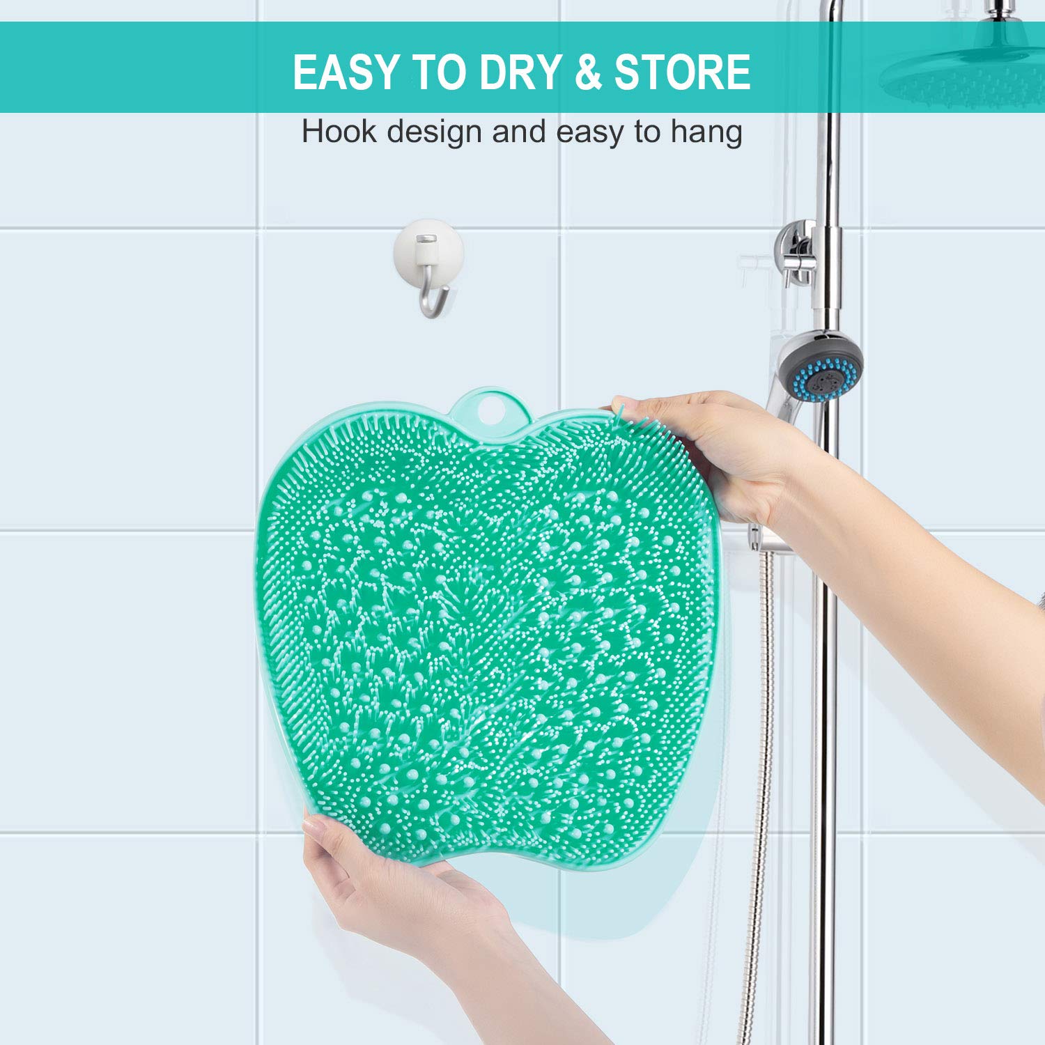 BESKAR XL large-foot wellness routine captured in a bathroom scene.