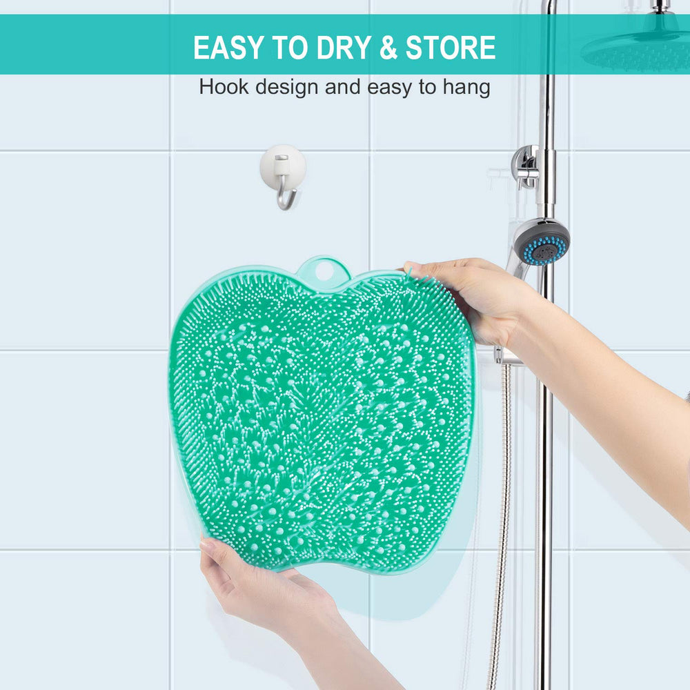 BESKAR XL large-foot wellness routine captured in a bathroom scene.