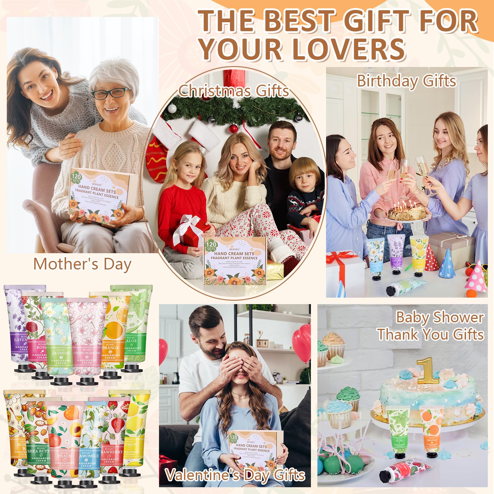 BESNEL ready-to-gift packaging featured for teachers, bridesmaids, and holiday gifting