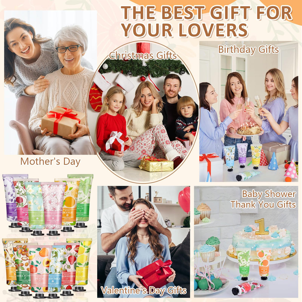 BESNEL gift-pack hand cream for bridesmaids and party favors.