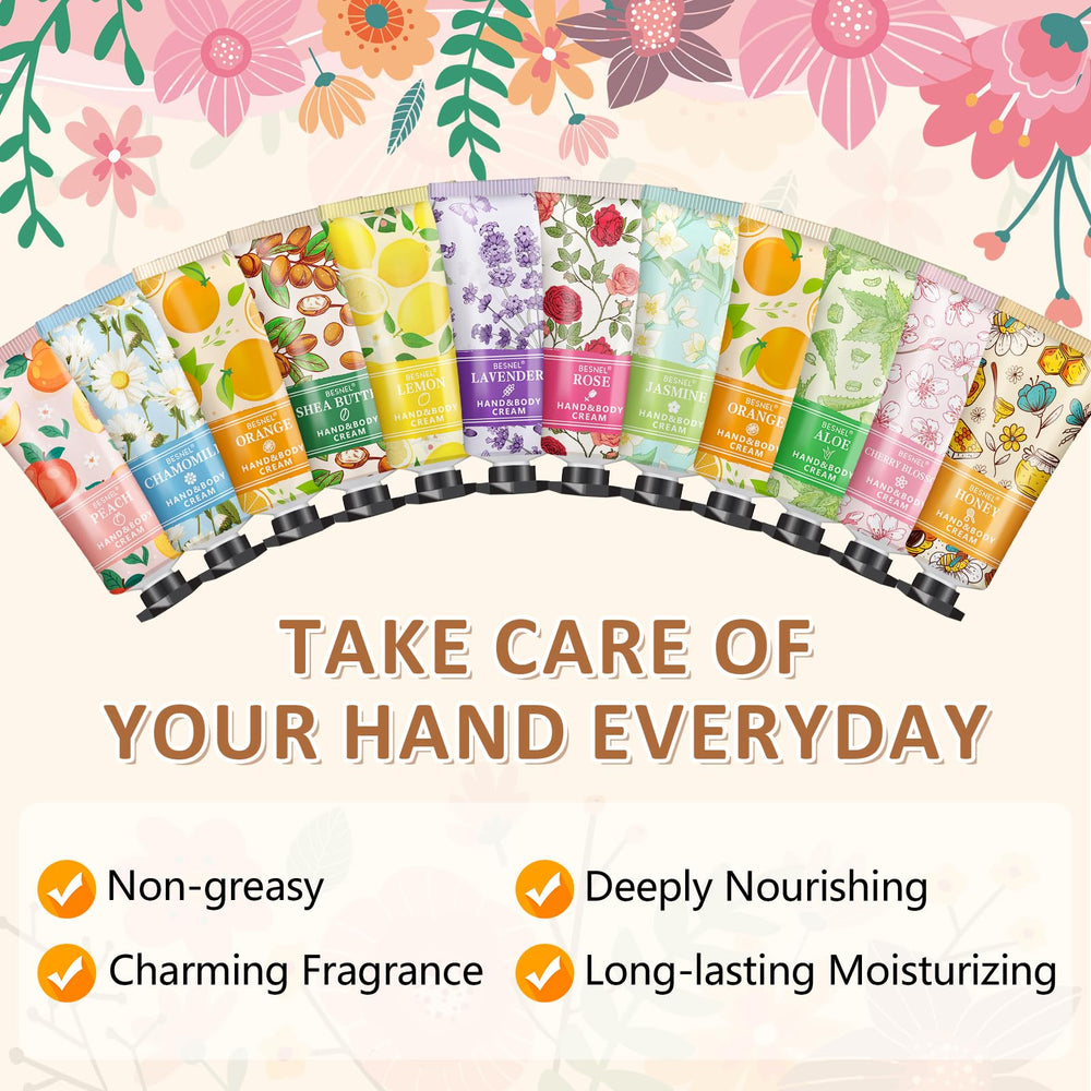 BESNEL lavender hand cream for calming aromatherapy on the go.